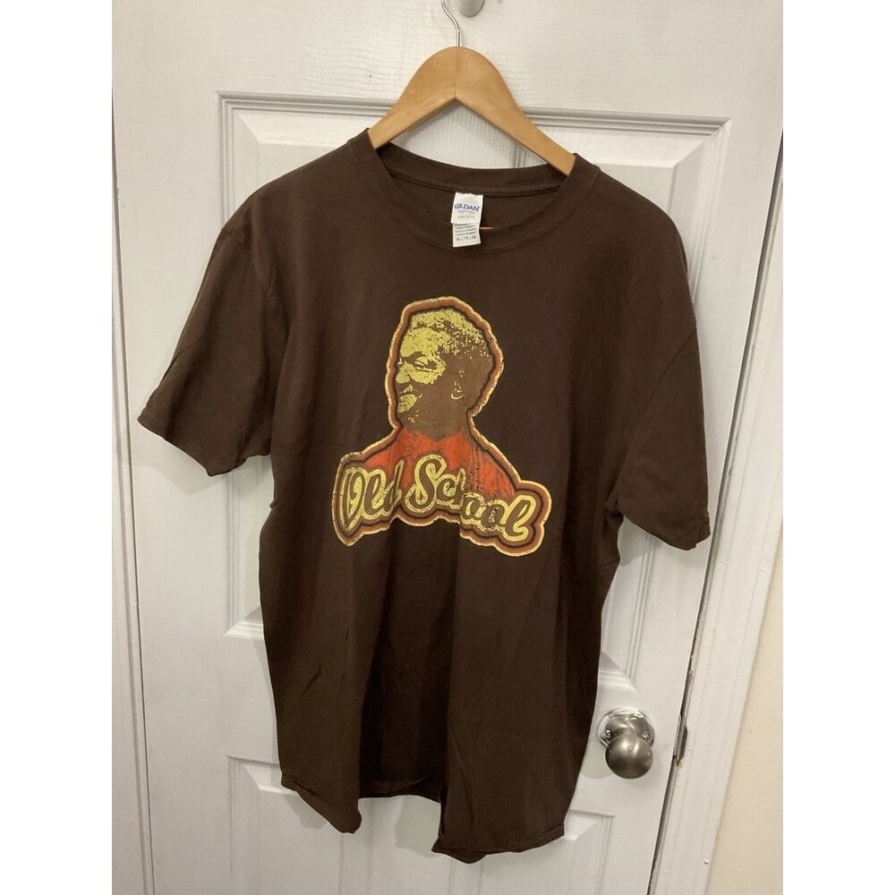 Gildan Old School Fred Sanford Graphic Tee - Brown